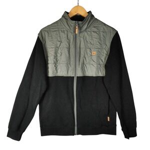 Tentree Westmount Full Zip Full Zip Swearhshirt Jacket Men's Medium Black